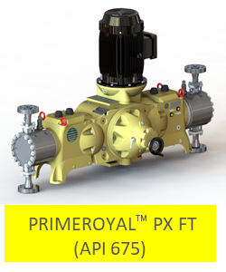An image of a Milton Roy PRIMEROYAL PX FT pump. 
